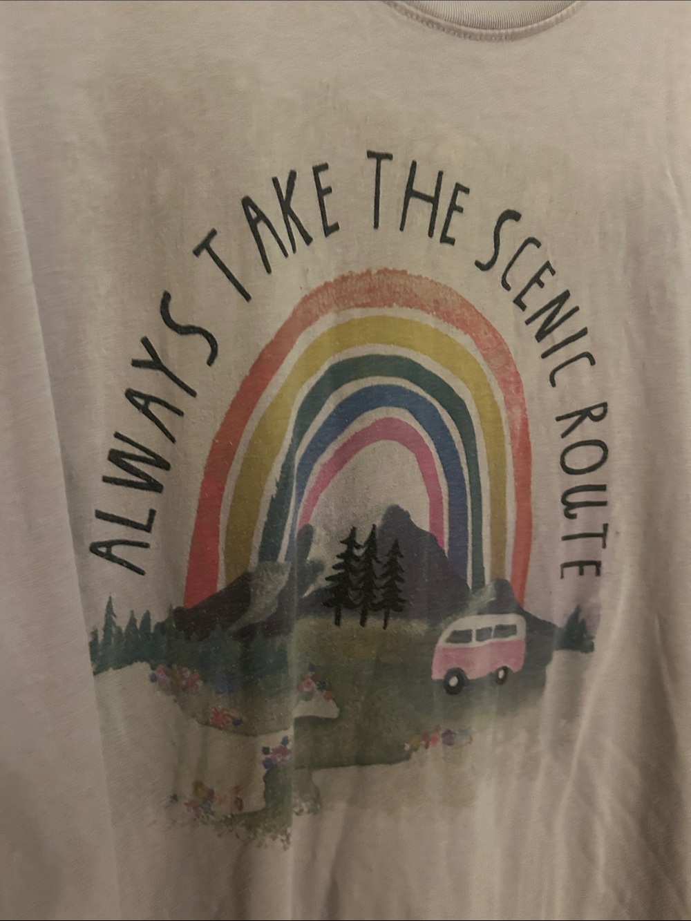 Natural Life XL rainbow graphic tshirt